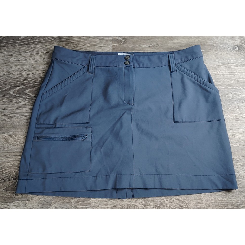 Worldwide Sportman Women's Outdoor Camping Hiking Athletic Skort Blue Size 14